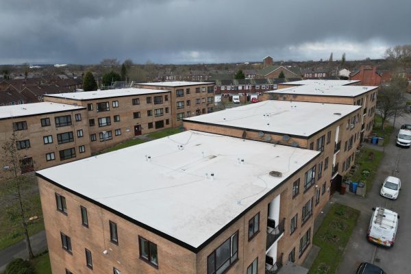 Keeley Close - Triflex Warm Roof Refurbishment